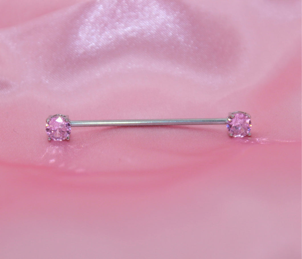 Pink Bling Industrial Bar