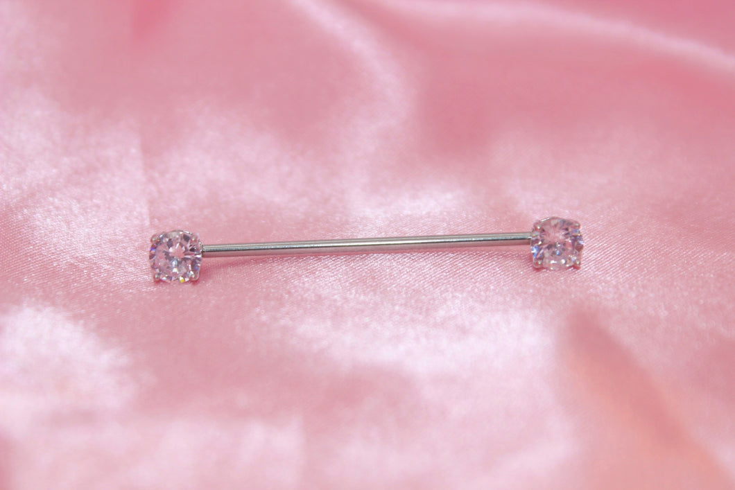 Clear Bling Industrial Bar